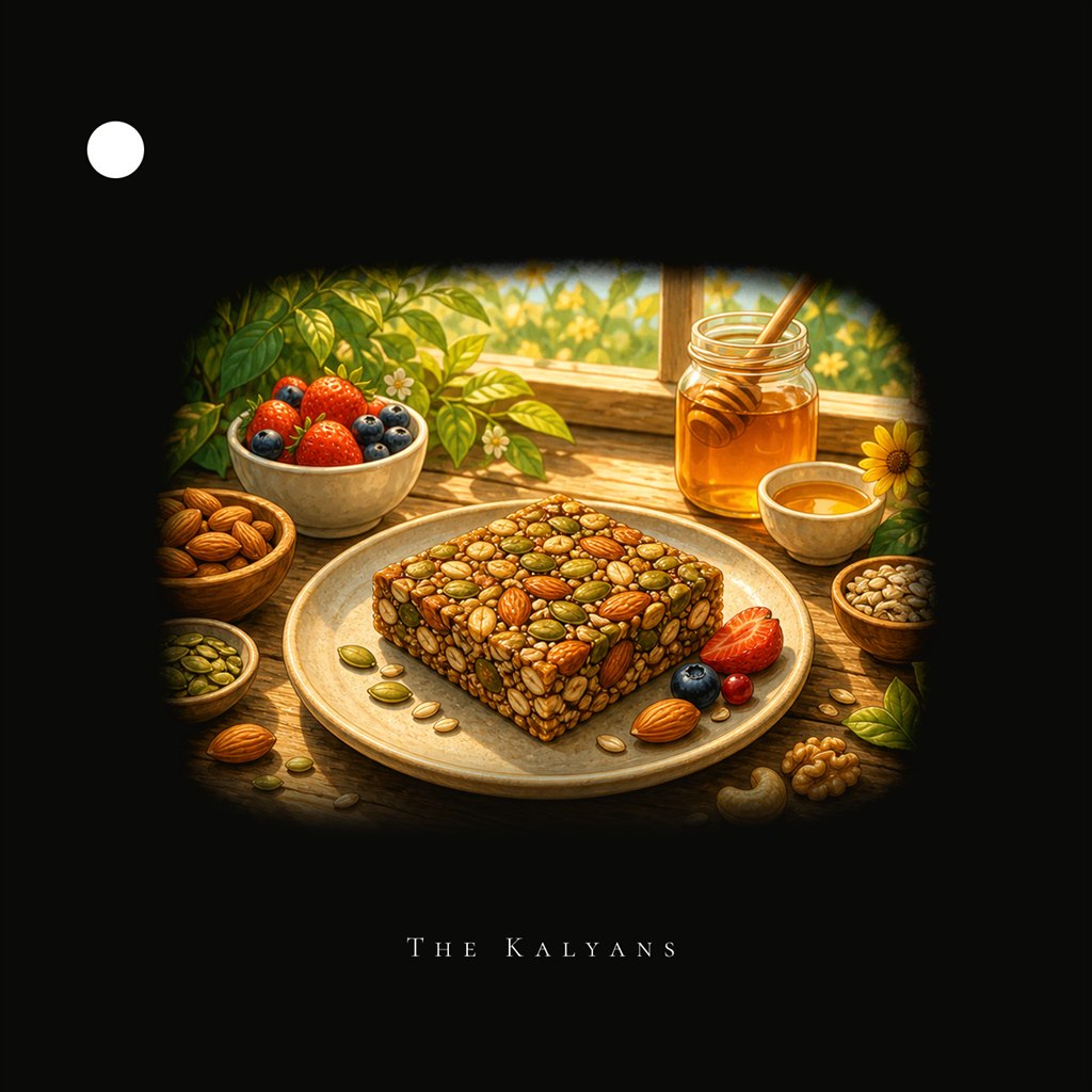 The Kalyans Codex illustration for Healthy Snacks Should Not Feel Like Compromise