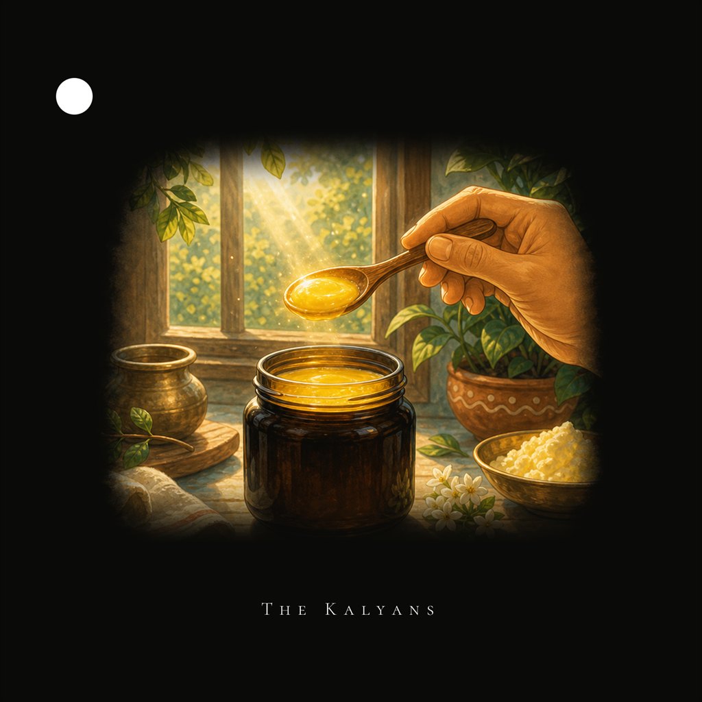 The Kalyans Codex illustration for How to Identify Good Ghee