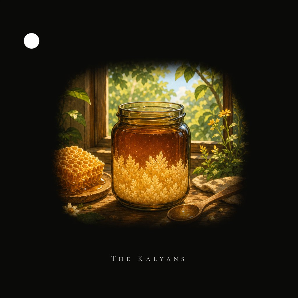 The Kalyans Codex illustration for Why Raw Honey Crystallises